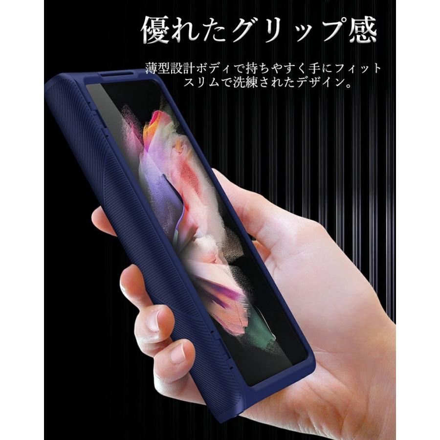 Galaxy Z Fold3 5G ケース SCG11 SC-55B 全面保護 5Gカバー PET
