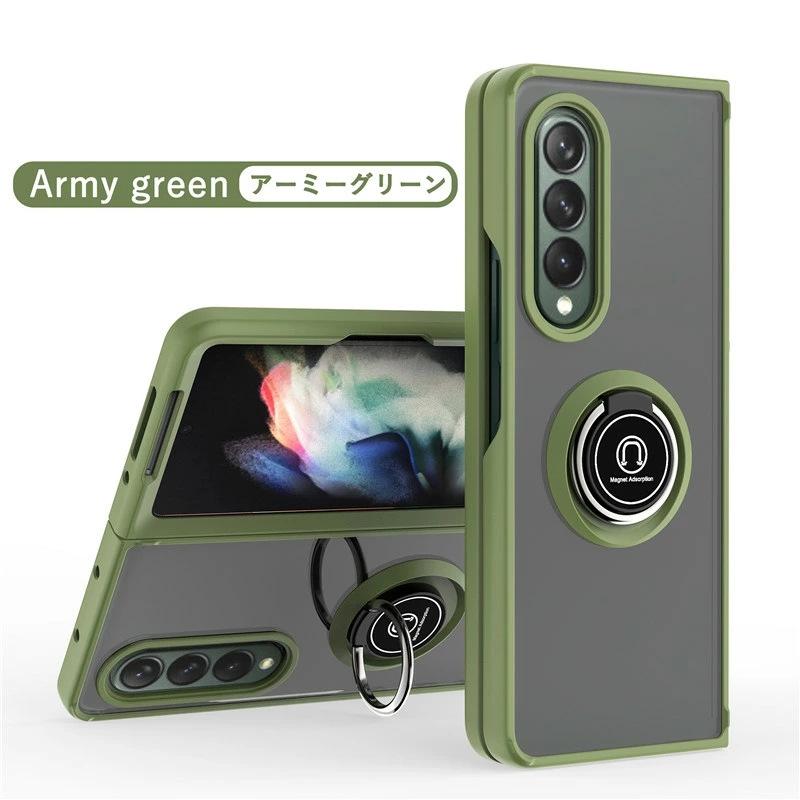 Galaxy Z Fold3 5G SCG11 SC-55Bケース全面保護Galaxy 5Gカバー リング