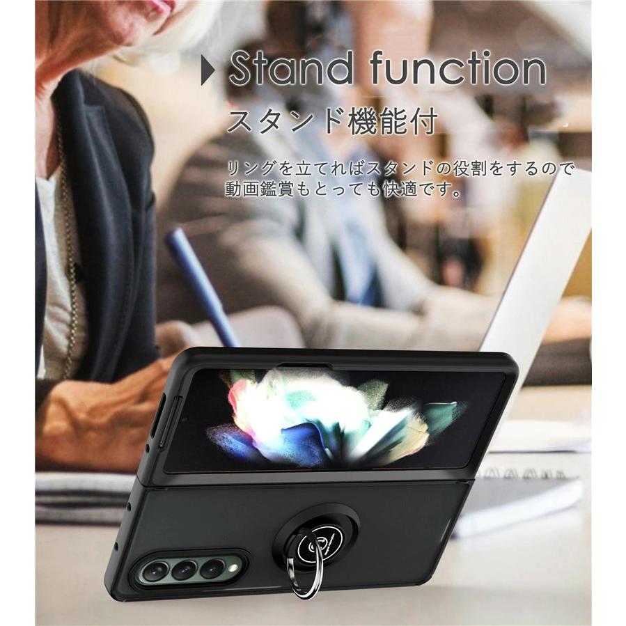 Galaxy Z Fold 3 5G 国内版 au(SCG11)ケース付き スマホケース Galaxy Z Fold3 5G SCG11 SC-55Bケース 全面保護