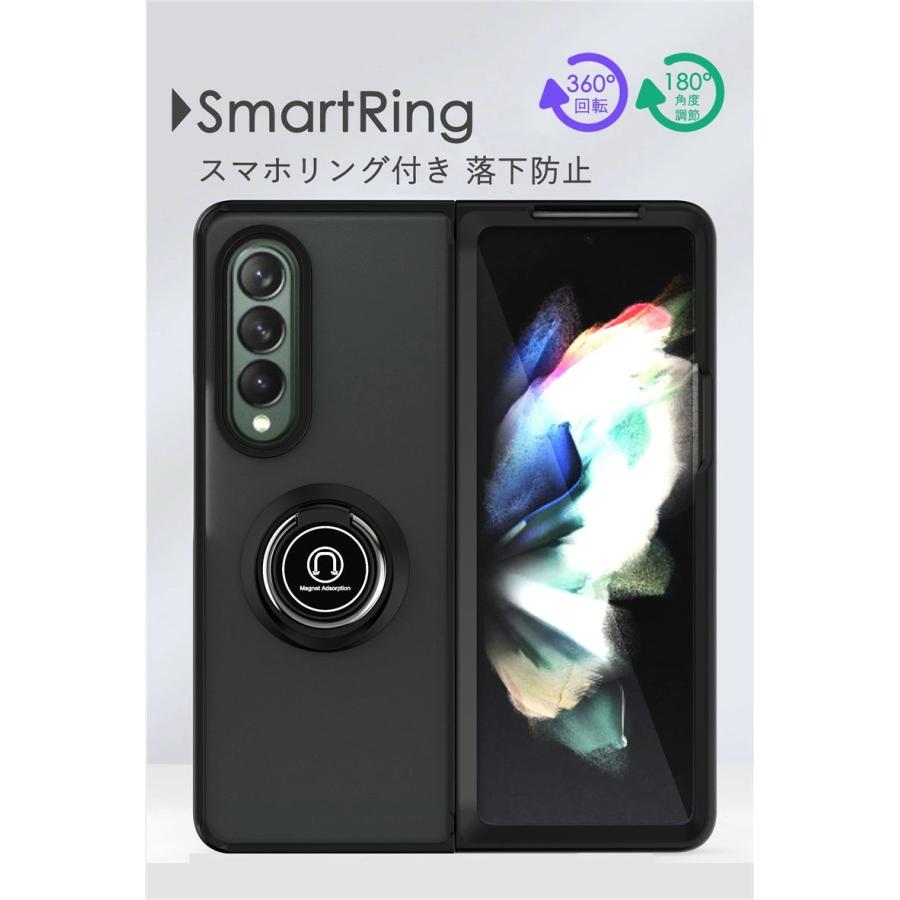 Galaxy Z Fold3 5G SCG11 SC-55Bケース全面保護Galaxy 5Gカバー リング