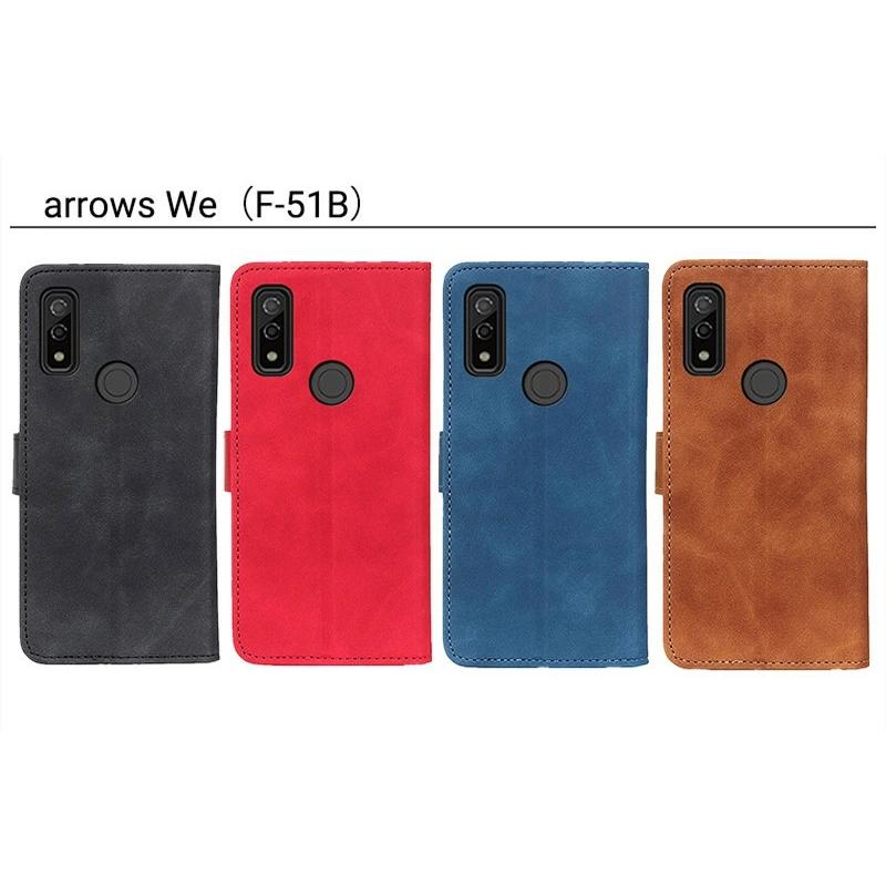 arrows We F-51B/FCG01 ケース/カバー 手帳型 レザー アローズwe F-51B