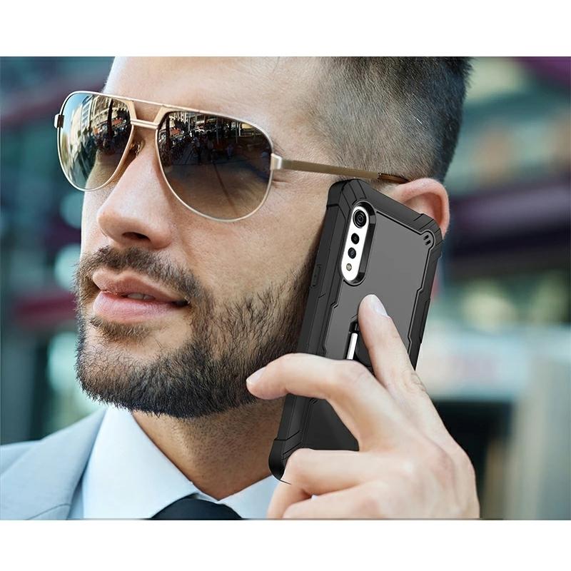 エルジー LG VELVET L-52A ケース 背面保護 docomo カバー リング付き