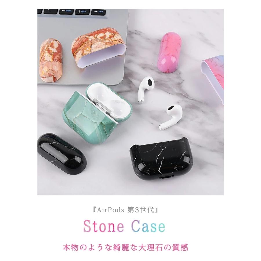 エアーポッズ AirPods 第3世代 ケース airpods3 大理石柄 airpods 3
