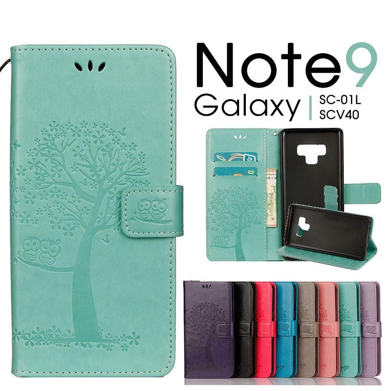ケース Galaxy Note9 ミラー 手帳型 人気 かわいい Puレザー 予約販売品