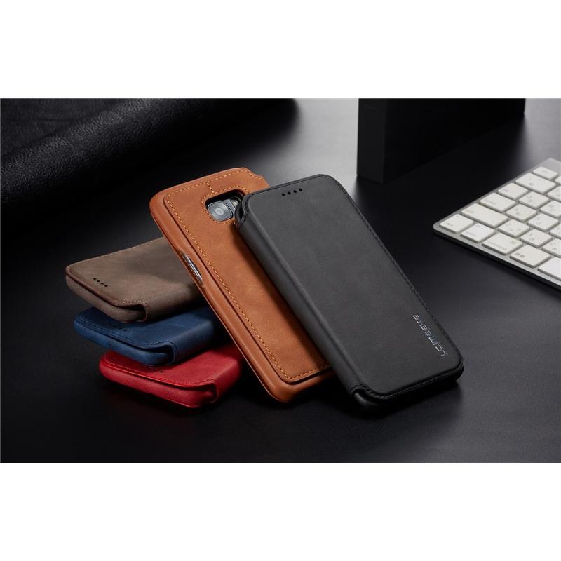 スマホケース Galaxy S7 edgeケース 手帳型 高級PUレザーケース