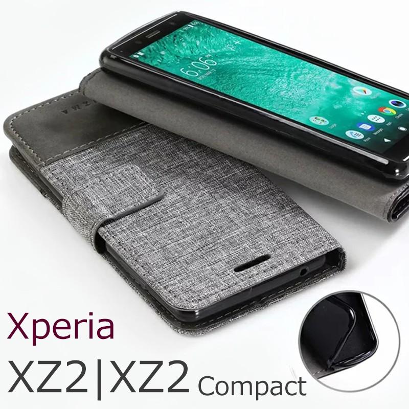 エクスペリア スマホケース Xperia XZ2 SO-03K SOV37 702SOケース XZ2 Compact SO-05Kケース Xperia XZ2ケース 手帳型 PU TPU Xperia XZ2 Compactケース｜initial-k