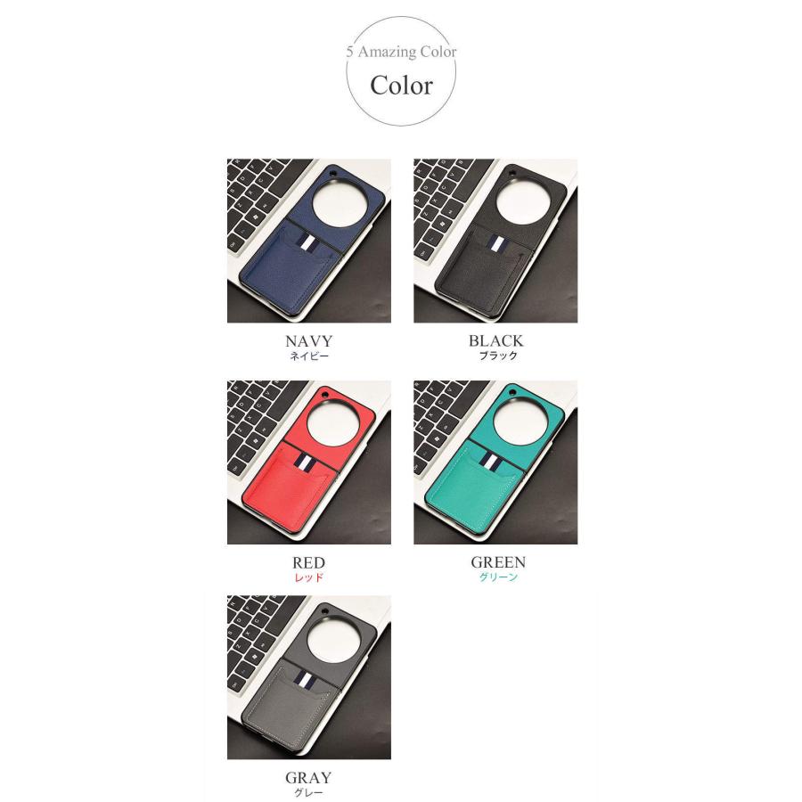 Nubia Flip 5G ケース 背面 カード収納 カバー nubia flip