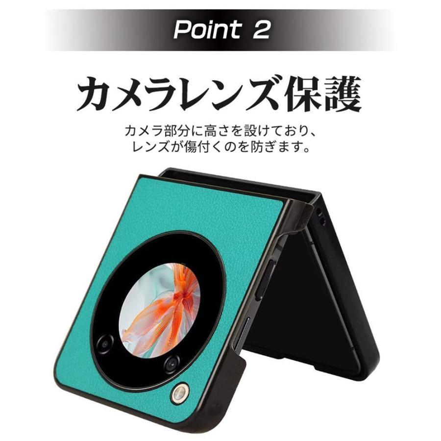 Nubia Flip 5G ケース 背面 カード収納 カバー nubia flip ヌビア