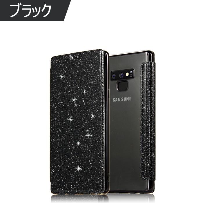 Galaxy Note9ケース 手帳型 キラキラ本革 少女Galaxy Note9ケースキラキラ可愛い背面クリアギャラクシー ノート9手帳型ケース本皮レザー人気 耐衝撃｜initial-k｜14