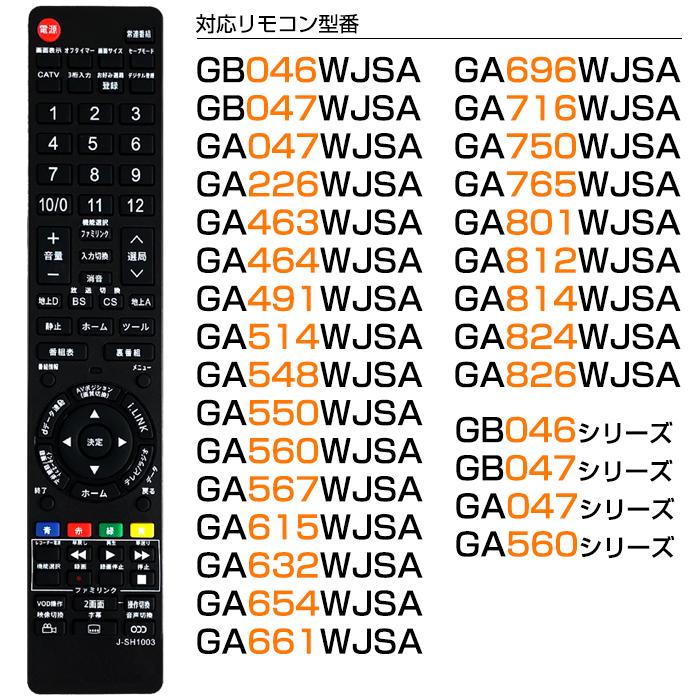 森のくまのインク屋さん 【シャープ アクオス用 171機種対応】汎用型