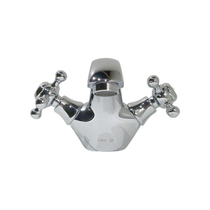 混合水栓 洗面台用 おしゃれ アンティーク風 01juujig : 株式会社