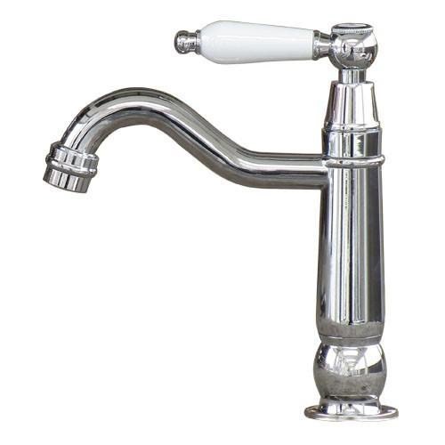 蛇口。カラン。 単水栓 蛇口 カラン 銀 シルバー W50×D180×H195 | 品番INK-0302072HT