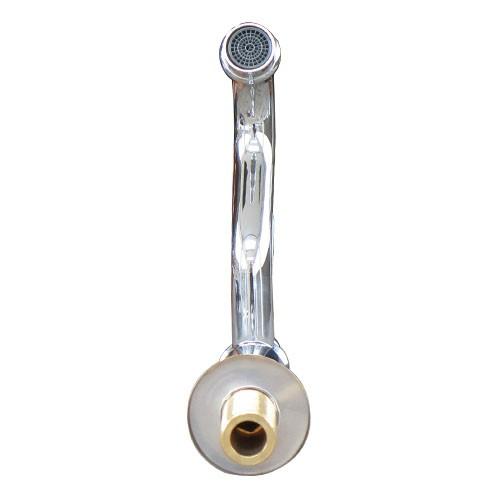 単水栓 蛇口 カラン 銀 シルバー W50×D180×H195 | 品番INK-0302072HT