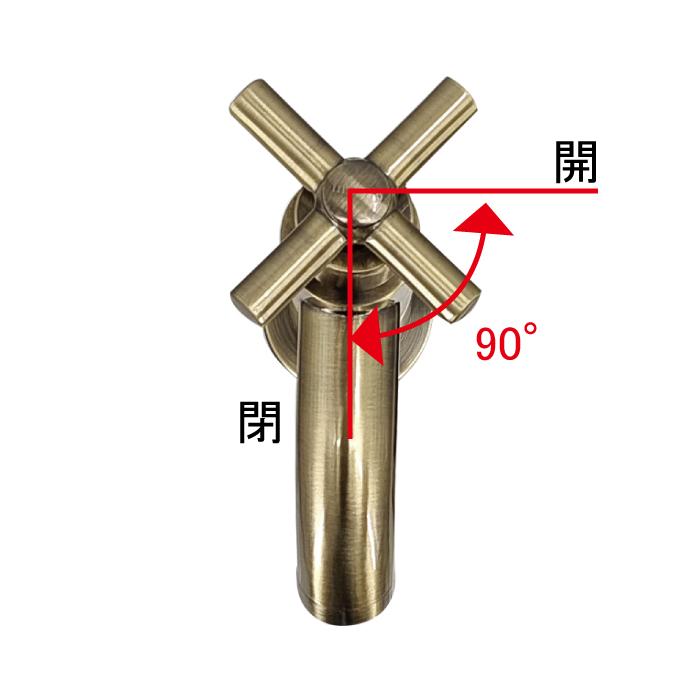 蛇口 単水栓 カラン クロスハンドル 手洗器 洗面 省スペース 蛇口 単水栓 カラン クロスハンドル 手洗器 洗面 省スペース