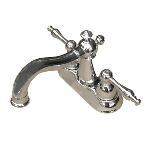 洗面用 水栓 お湯 水 混合水栓 レバーハンドル 4インチ 2穴 おしゃれ