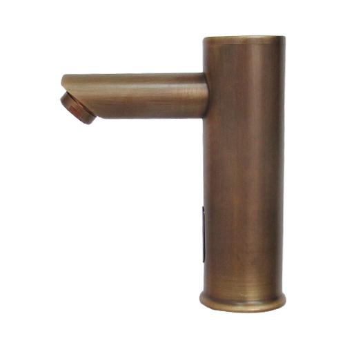 センサー水栓 自動水栓 タッチレス 電池式 コンセント おしゃれ 交換 DIY リフォーム 節水 ssize 古銅 ブロンズ W55&times;D140&times;H155 | 品番INK-0305015H