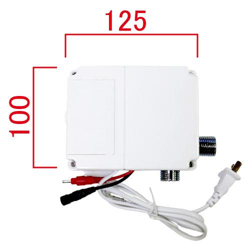 センサー水栓 自動水栓 タッチレス 電池式 コンセント おしゃれ 交換 DIY リフォーム 節水 ssize 古銅 ブロンズ W55&times;D140&times;H155 | 品番INK-0305015H