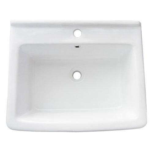 4点セット 洗面ボウル+自動水栓+排水栓+トラップ 陶器 手洗い器 埋め込み 自動水栓 センサー水栓 蛇口 銀 おしゃれ 店舗 DIY リフォーム_1