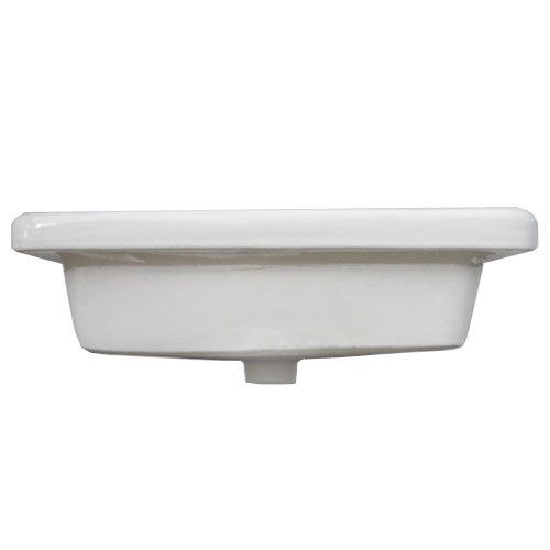 4点セット 洗面ボウル+自動水栓+排水栓+トラップ 陶器 手洗い器 埋め込み 自動水栓 センサー水栓 蛇口 銀 おしゃれ 店舗 DIY リフォーム_2