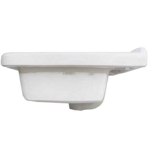 4点セット 洗面ボウル+自動水栓+排水栓+トラップ 陶器 手洗い器 埋め込み 自動水栓 センサー水栓 蛇口 銀 おしゃれ 店舗 DIY リフォーム_3
