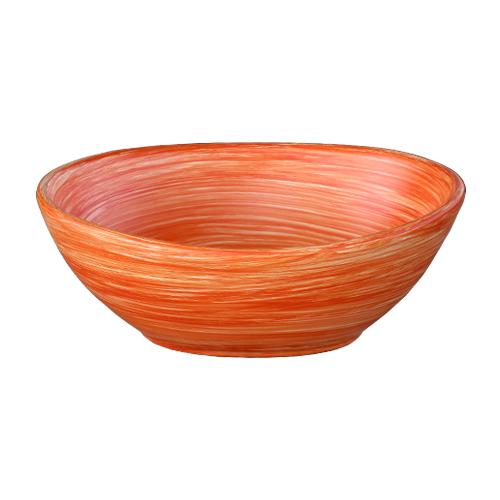 -売り切れ-(5月上旬入荷予定)手洗器 おしゃれ 陶器 ピンク オレンジ 置き型 オーバーフロー無し W340×D260×H130 INK-0403246H_1