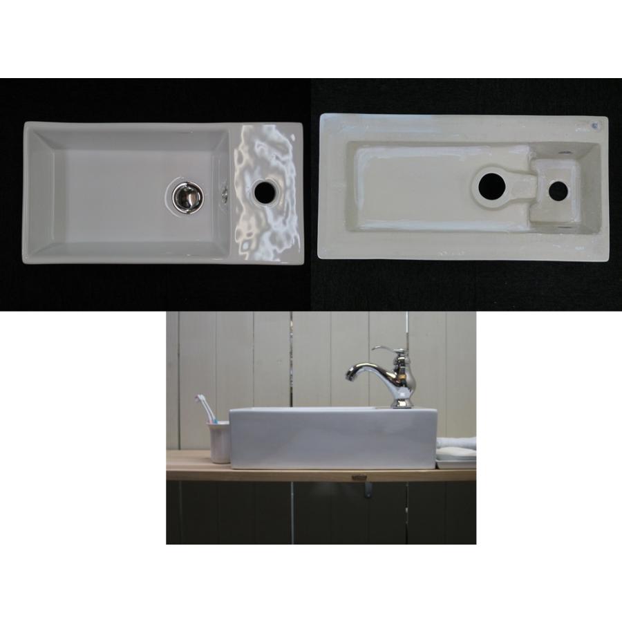 株式会社インクコーポレーション洗面ボウル 陶器 おしゃれ マットブラック 置き型(オンカウンターシンク) オーバーフロー無し W460×