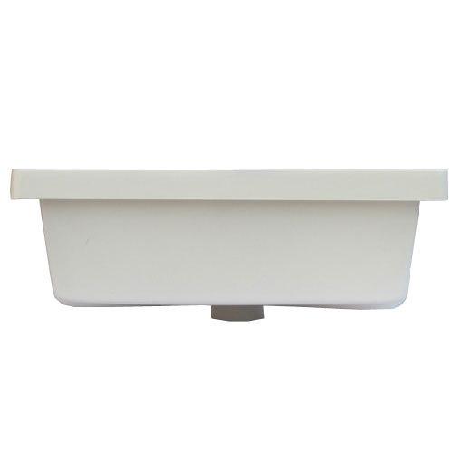4点セット 洗面ボウル+自動水栓+排水栓+トラップ 陶器 手洗い器 埋め込み 自動水栓 センサー水栓 蛇口 銀 おしゃれ 店舗 DIY リフォーム_2