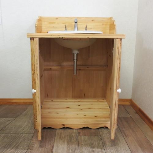 洗面台セット 木製キャビネット 丸型ボウル 洗面台 カントリー W750 幅 75 洗面化粧台 キャビネット おしゃれ 洗面