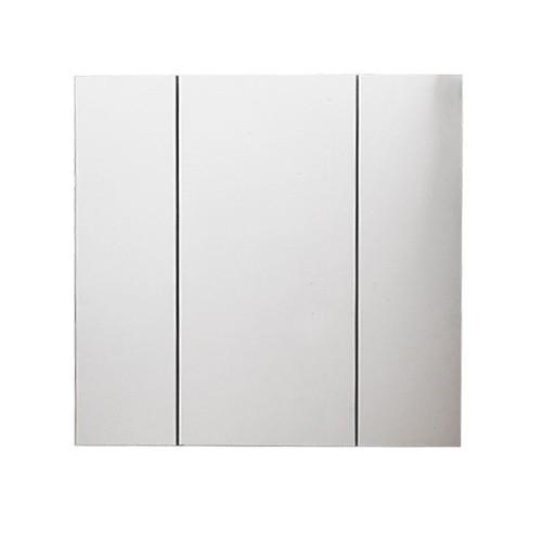 ミラーキャビネット 三面鏡 収納 洗面所 ステンレス W750×D130×H670