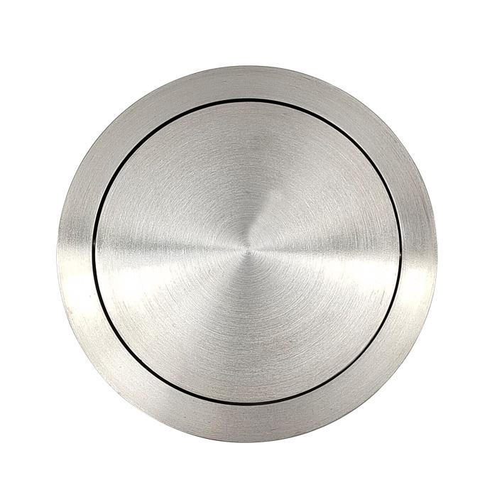 ゴミ投入口金具 ダストシュート 蓋付き φ150 屑入れ ステンレス 銀