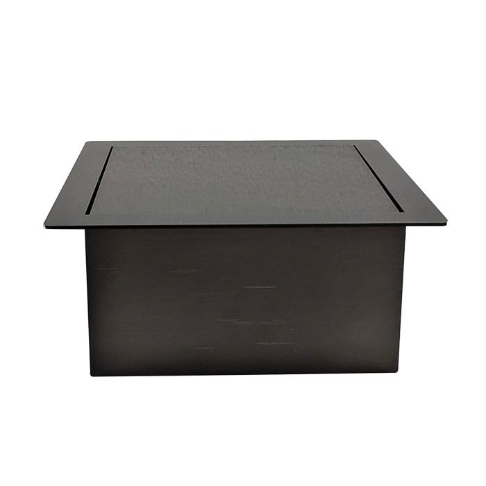 ゴミ投入口金具 ダストシュート 蓋付き □160 屑入れ ステンレス 古銅