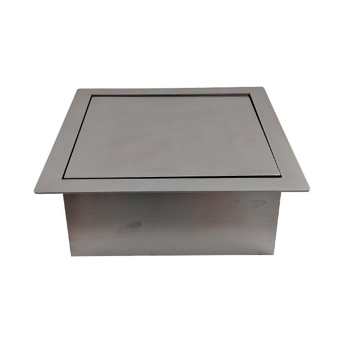 ゴミ投入口金具 ダストシュート 蓋付き □220 屑入れ ステンレス ゴミ投入口金具 ダストシュート 蓋付き □220 屑入れ ステンレス