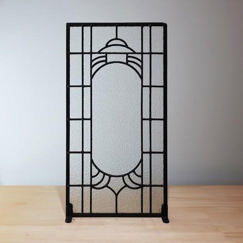 ステンドグラス おしゃれ アンティーク調 装飾ガラス W250 H480 INK