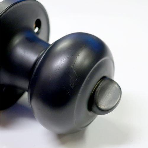 アウトレット【キズ、塗装ムラがあるため】ドアノブ 内鍵付き