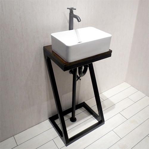 アイアン 架台 アイアン 脚 テーブル用 2本セット 高さ67 奥行き64 アイアンレッグ 鉄