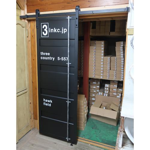 コンテナドア 室内ドア用トラックレール バーンドア 片引き戸 吊具 アイアン おしゃれ Ink h Ink h 株式会社インクコーポレーション 通販 Yahoo ショッピング