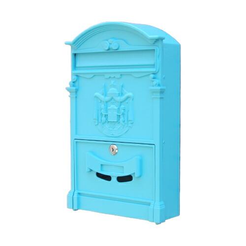 ポスト レトロ アンティーク おしゃれ ブルー コンパクト INK-1501026H