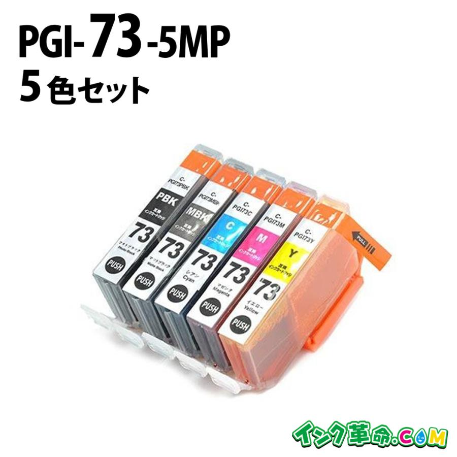 キヤノン インク PGI-73 5色マルチパック Canon 互換インク 