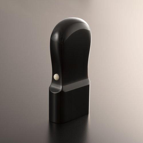 割印(契印)/黒水牛/12x30mm/天丸/ケース別売