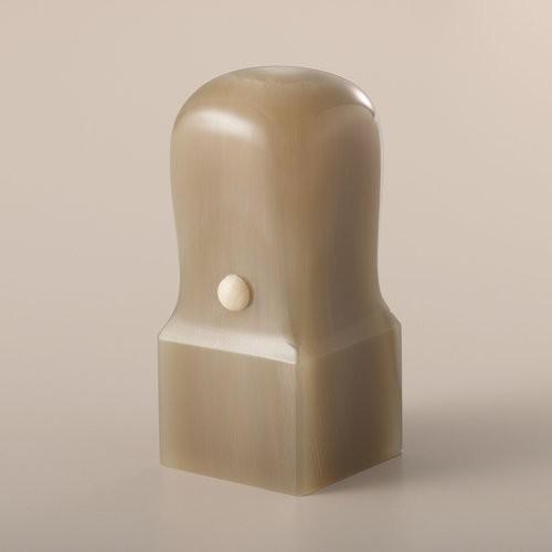 落款印姓名印/雅号印/牛角色上/角天丸/27mm/ケース別売