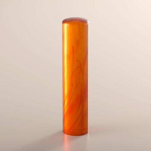 琥珀樹脂の実印 アタリ無し/13.5mm/ケース別売