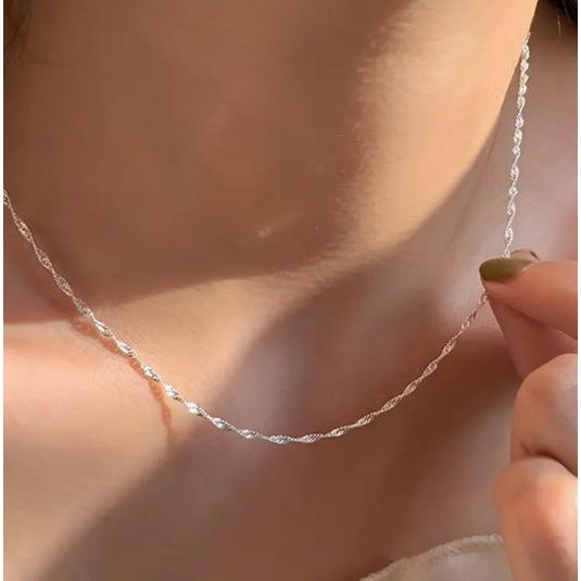 18 K ゴールドメッキステンレスチェーン ネックレス スクリュー