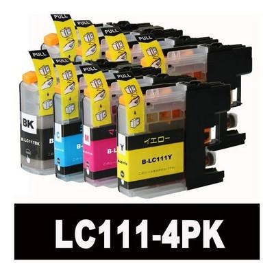 JUSTIO 互換品 DCP-J952N インク ブラザー プリンターインク LC111-4PK