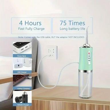 口腔洗浄器 スマート電動ウォーターフロッサー 精密な圧力制御 360