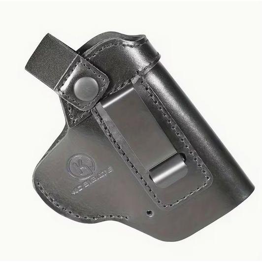 実物 米軍放出品 EAGLE コンシールドキャリー インサイドホルスター インサイドホルスター ブラック レザー仕様 ハンドガンホルスター