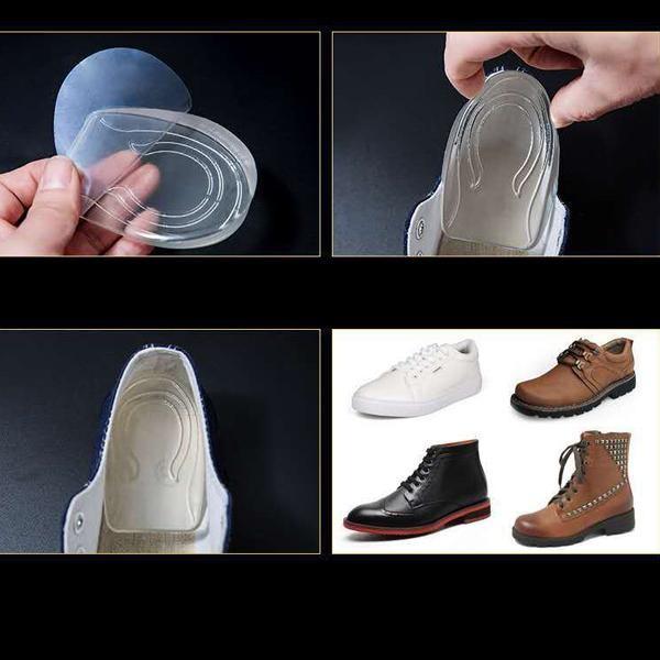 インソール　シークレット　2個　ベージュ　弾性　衝撃吸収　シリコーン　ヒール インソール シークレット 2個 ベージュ 弾性 衝撃吸収