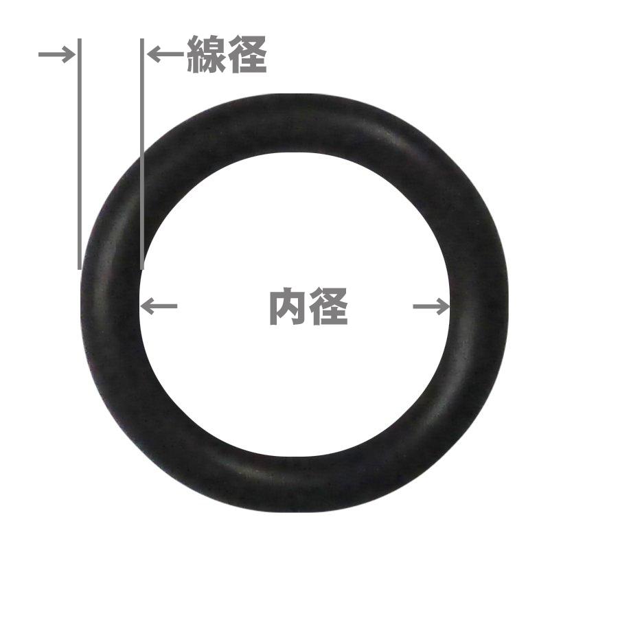 Oリングパッキン (内径6mm x 線径1.5mm 1個) 耐油性 ゴムリング 機械修理用 パッキン (TH) : インクホンポ - 通販 ...