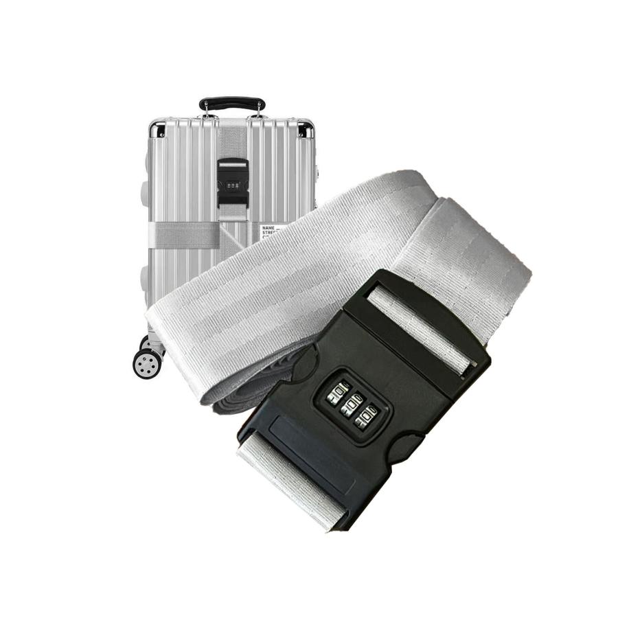 スーツケースベルト キャリーケースベルト 鍵付き 十字型 I型 ダイヤル