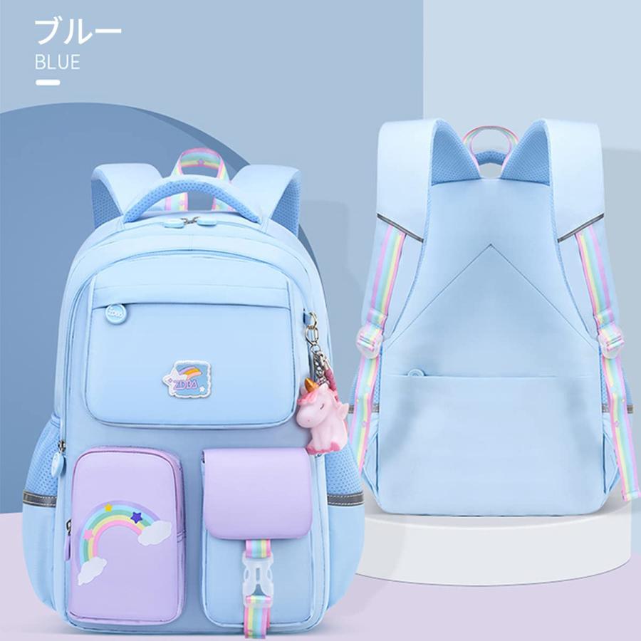 リュック キッズ 女の子 小学生 防犯ブザー チェストストラップ 低学年