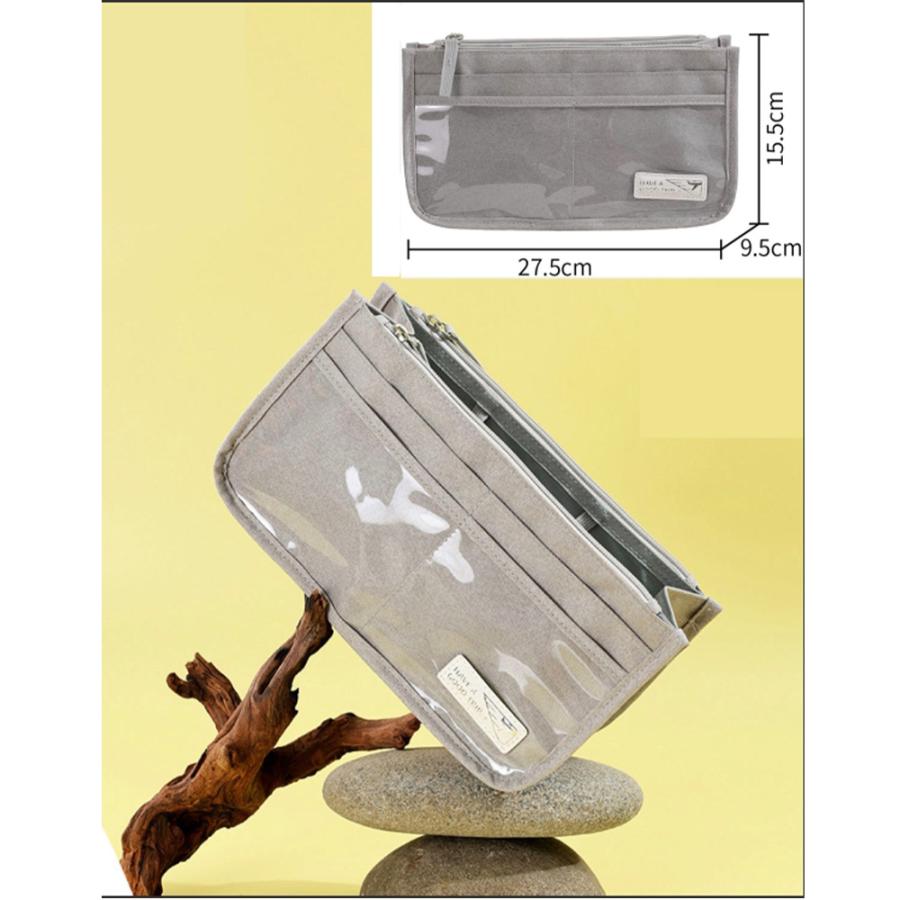 バッグインバッグ 自立 トートバッグ用 収納バッグ バッグインバッグ リュック 大容量 多機能 化粧品収納ポーチ 軽量 旅行 通勤 男女兼用 |  | 05